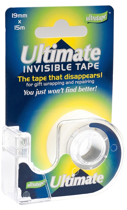Ultimate Invisible Tape, 19mmx15m on dispenser