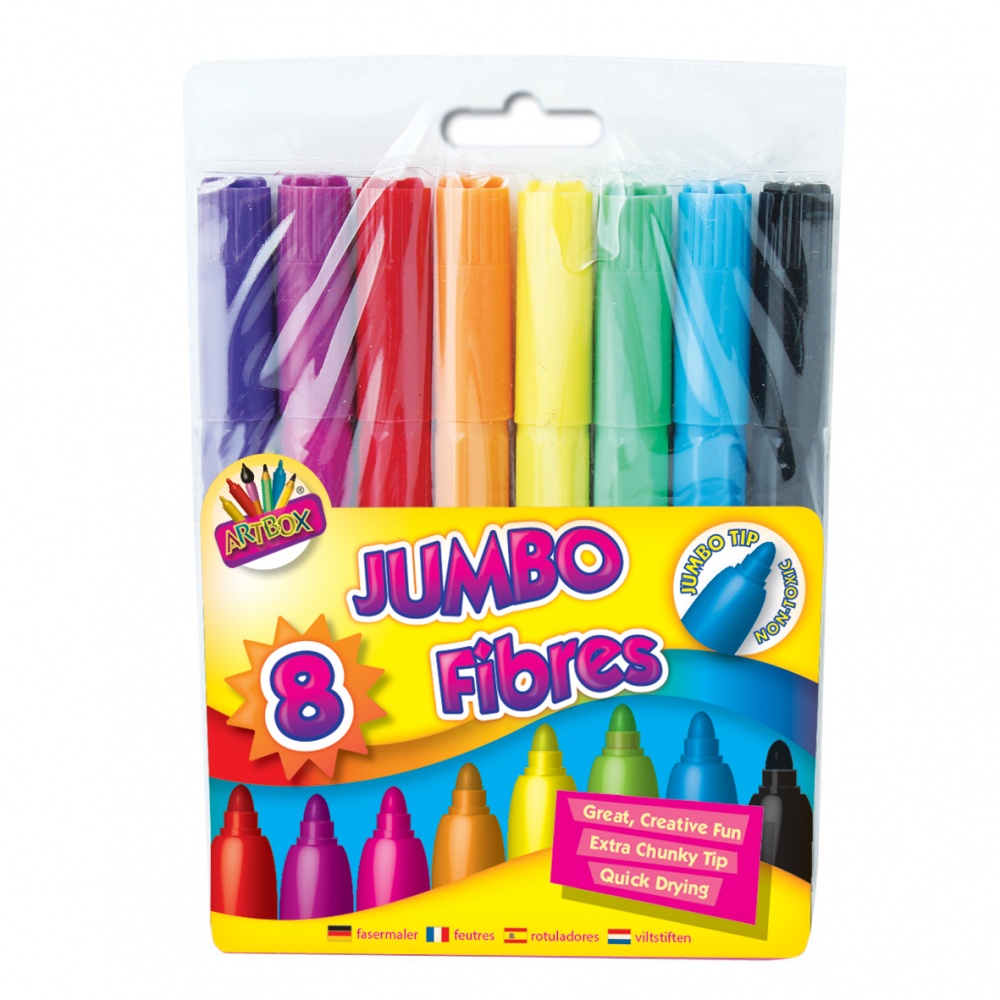 Jumbo Fibre Pens (8)
