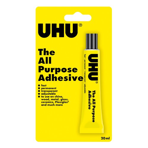 UHU No12 All Purpose Adhesive, 20ml, Hanging Card