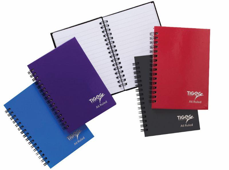 A6 Casebound Notebook, 80 Pages (60gsm FSC paper), 3 Assorted