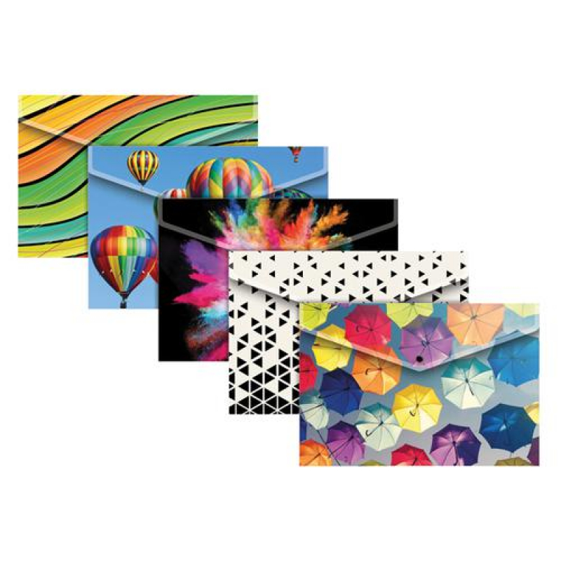 Vogue A4+ Stud Wallet 5 Assorted Designs, 200 micron
