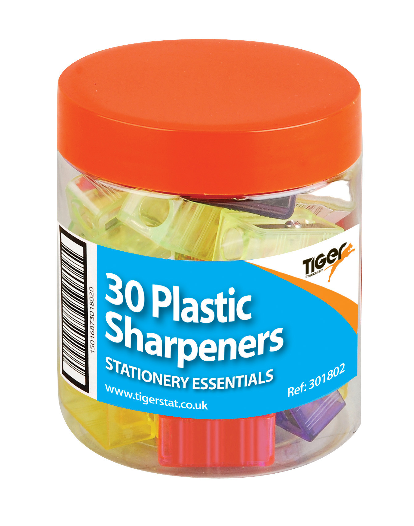 Plastic Pencil Sharpeners in Tub