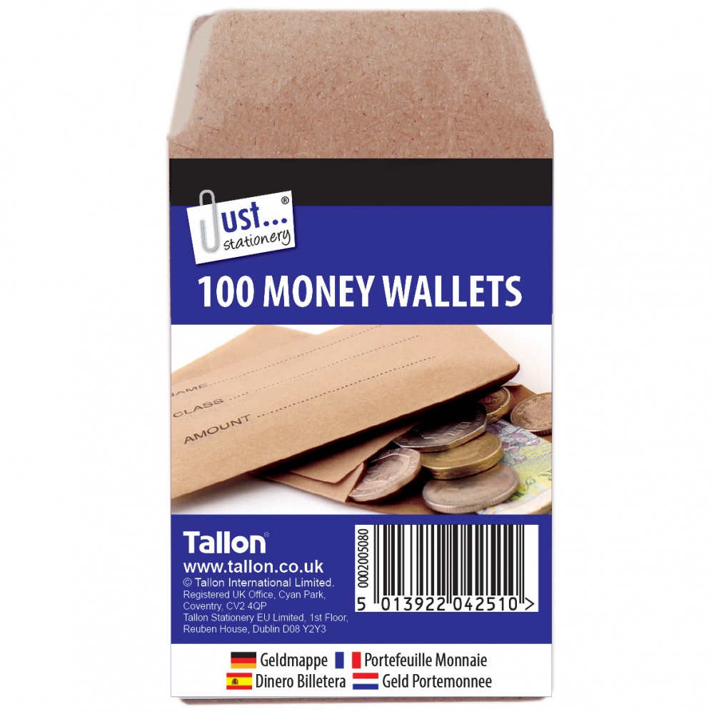 Money Wallets 70 x 105mm, 80's