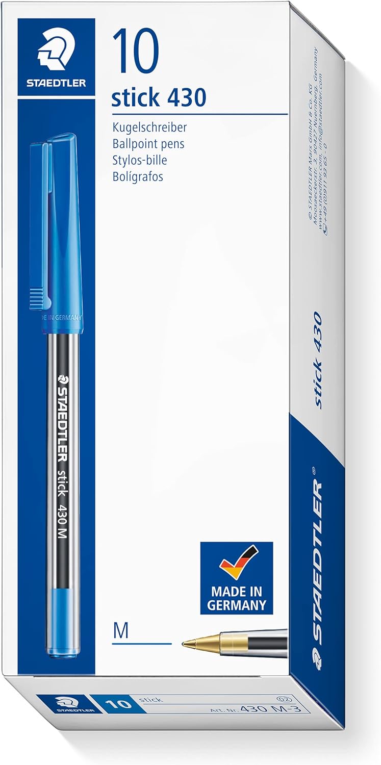 430 Stick Ball Blue Pens, Box Display