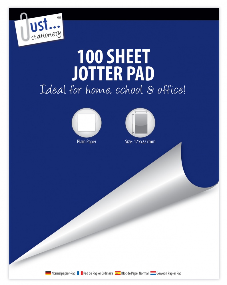 Sheet Super Value Jotter Block, 100's