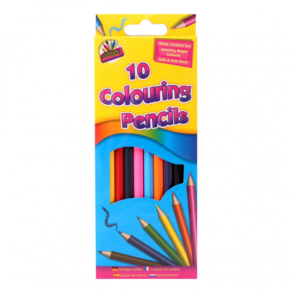 Colouring Pencils, Full Size, 10's
