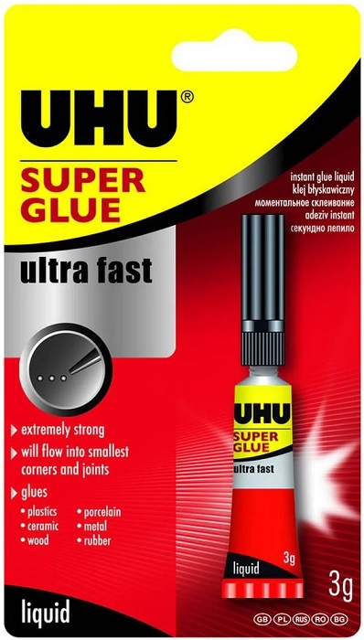 UHU Liquid Super Glue, 3gm