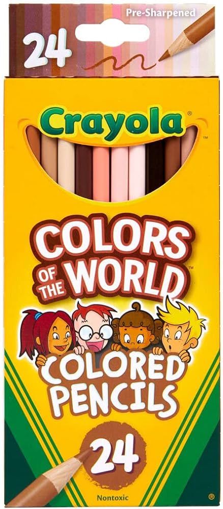 Crayola 24 Colours of the World Coloured Pencils