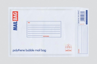 County Polythene Bubble Envelopes, Small, 170 x 270mm