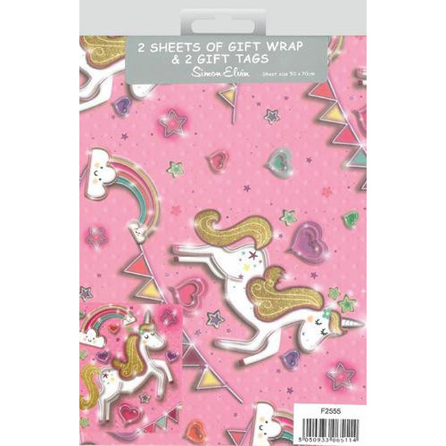Packaged Wrap and Tags - Cute female