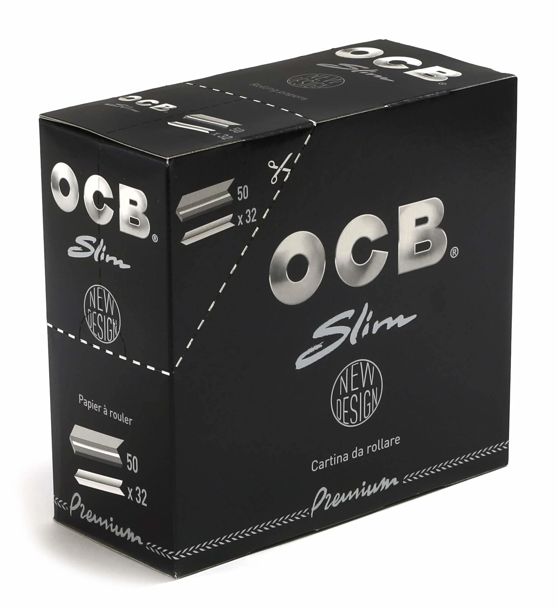 OCB Premium Slim Rolling Papers x 32