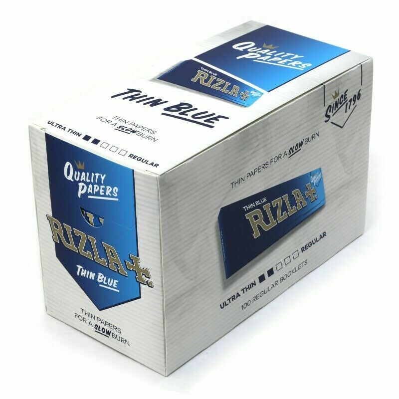 Rizla Blue Regular Size Rolling Paper x 100