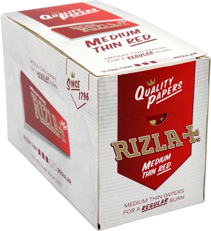 Rizla Red Regular Size Rolling Paper x 100