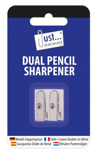 Sharpener, Double Hole Metal for Pencil