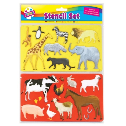 Stencils, Fun, 2 Pack