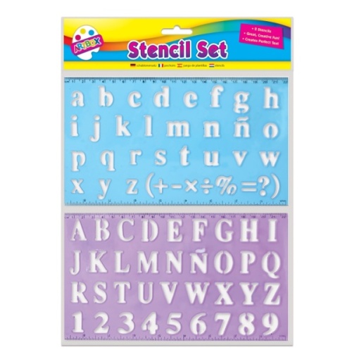 Stencils, Alphabet Set