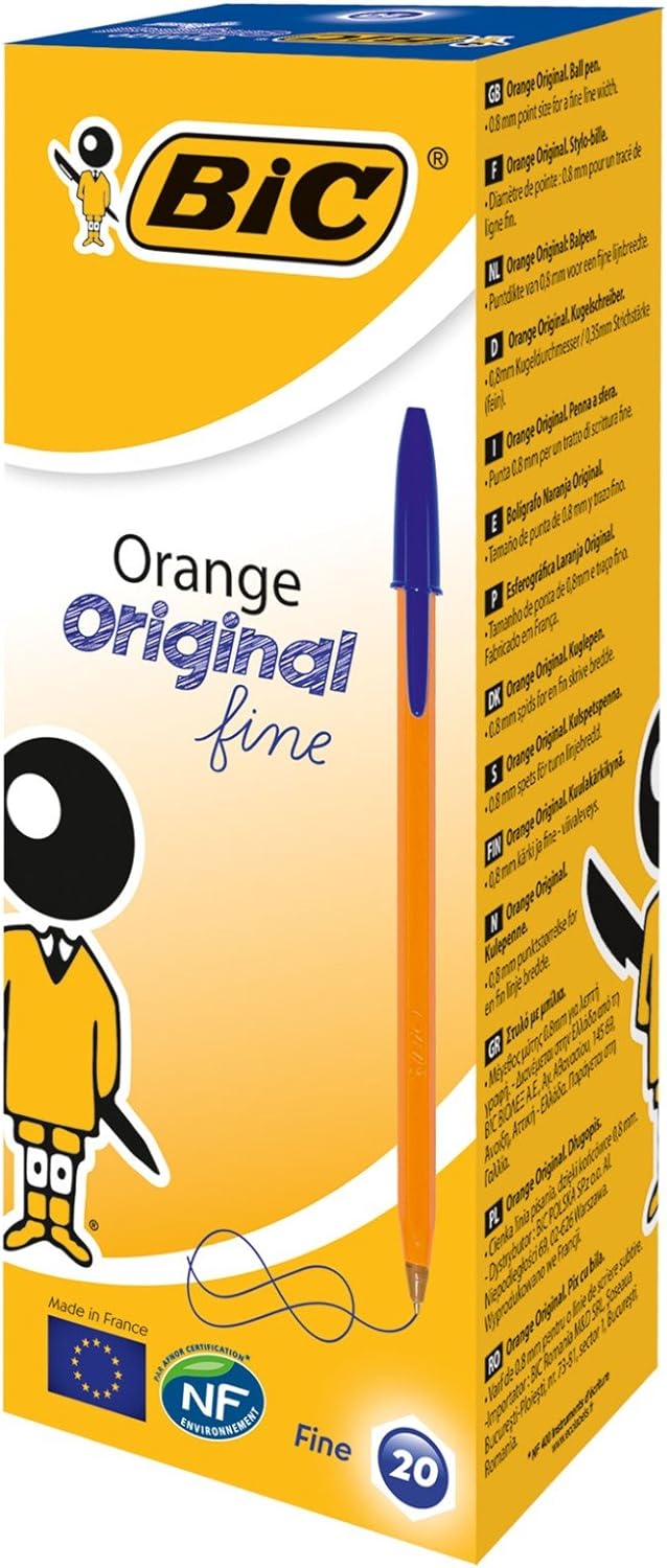 BiC Orange Fine Ball Pen, Blue