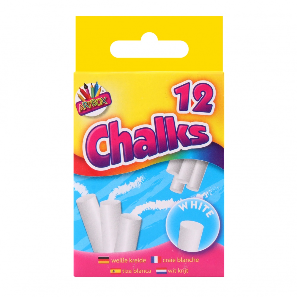 White Chalks In hanging box, 12's