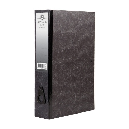 Concord Cloud Black Foolscap Box File