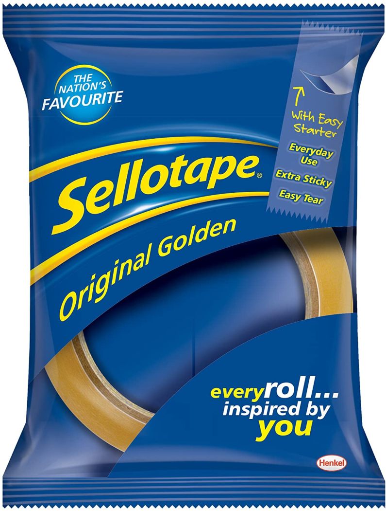 Sellotape Original, 24mmx50m in Pillow Pack