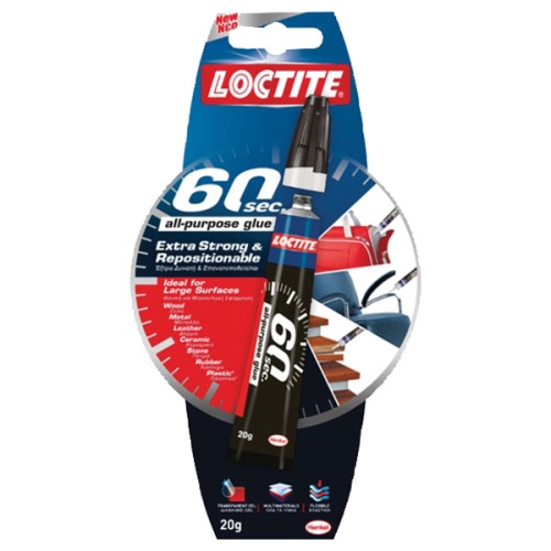 Loctite Universal Super Glue, 3gm Tube, Hanging Card