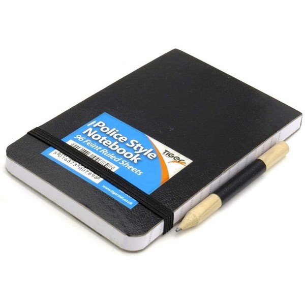 Police Style Notebook, with Pencil (FSC Paper)