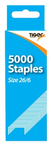 Staples, Size, 26/6, Pack of 5000, Hang Pack