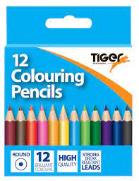 Half Size Colour Pencils, 12's