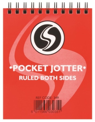 Jotter, 102 x 127mm, Twin Wire, Pocket, 96 Lined pages