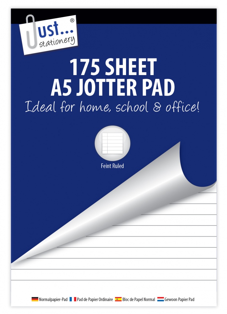 Bumper Jotter Pad, 175 Sheets