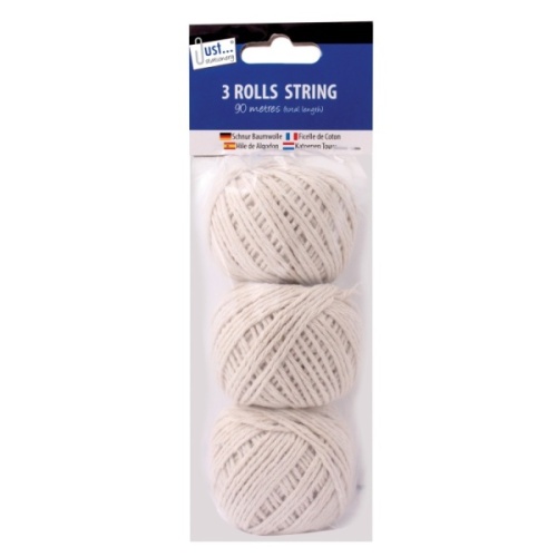 Balls of White String, 3's