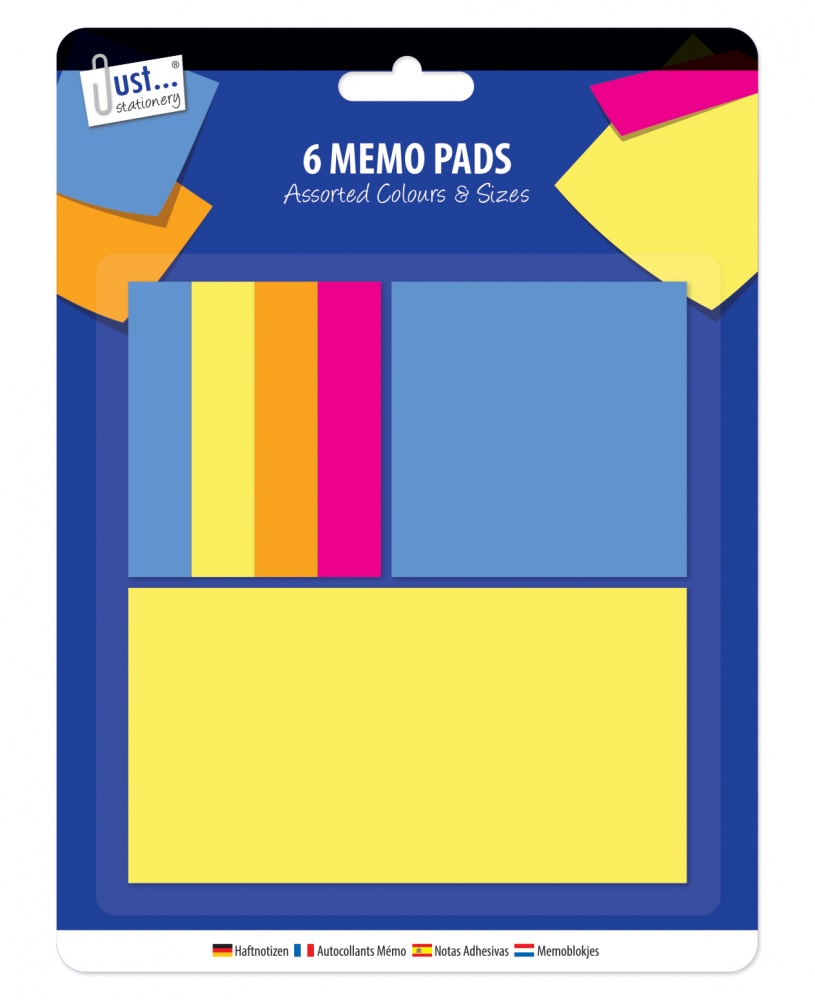 Memo Stickers Neon Variety 3 sizes