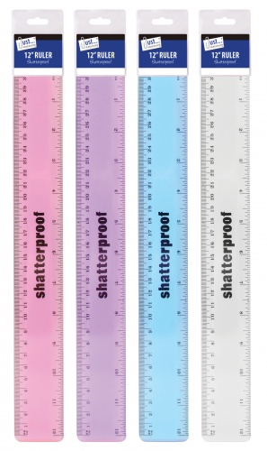 Ruler Shatterproof 12''