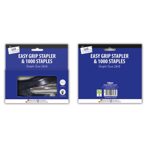 Heavy Duty Desk Stapler & 1000 26-6 Staples