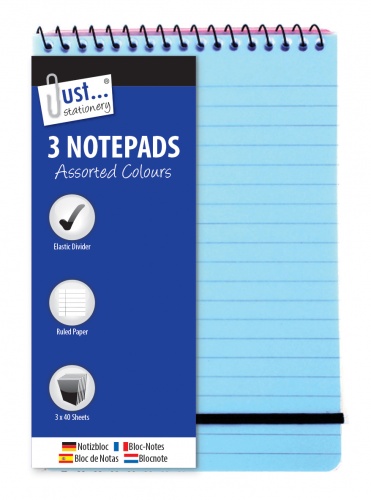 Neon PP Cover Notebook 76 x 126mm, Pack of 6