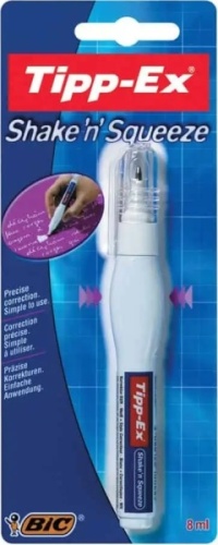 Correction Pen, Tipp-Ex Shake 'n' Squeeze Carded, 10's