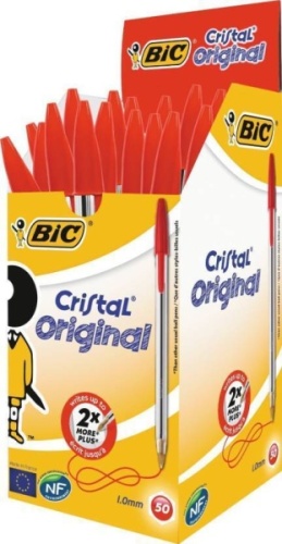 BiC Cristal Medium Ballpen, Red