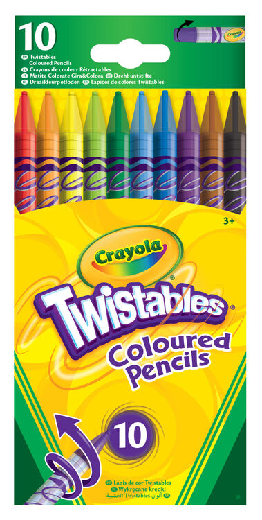 Crayola Twistable Coloured Pencils, 10's