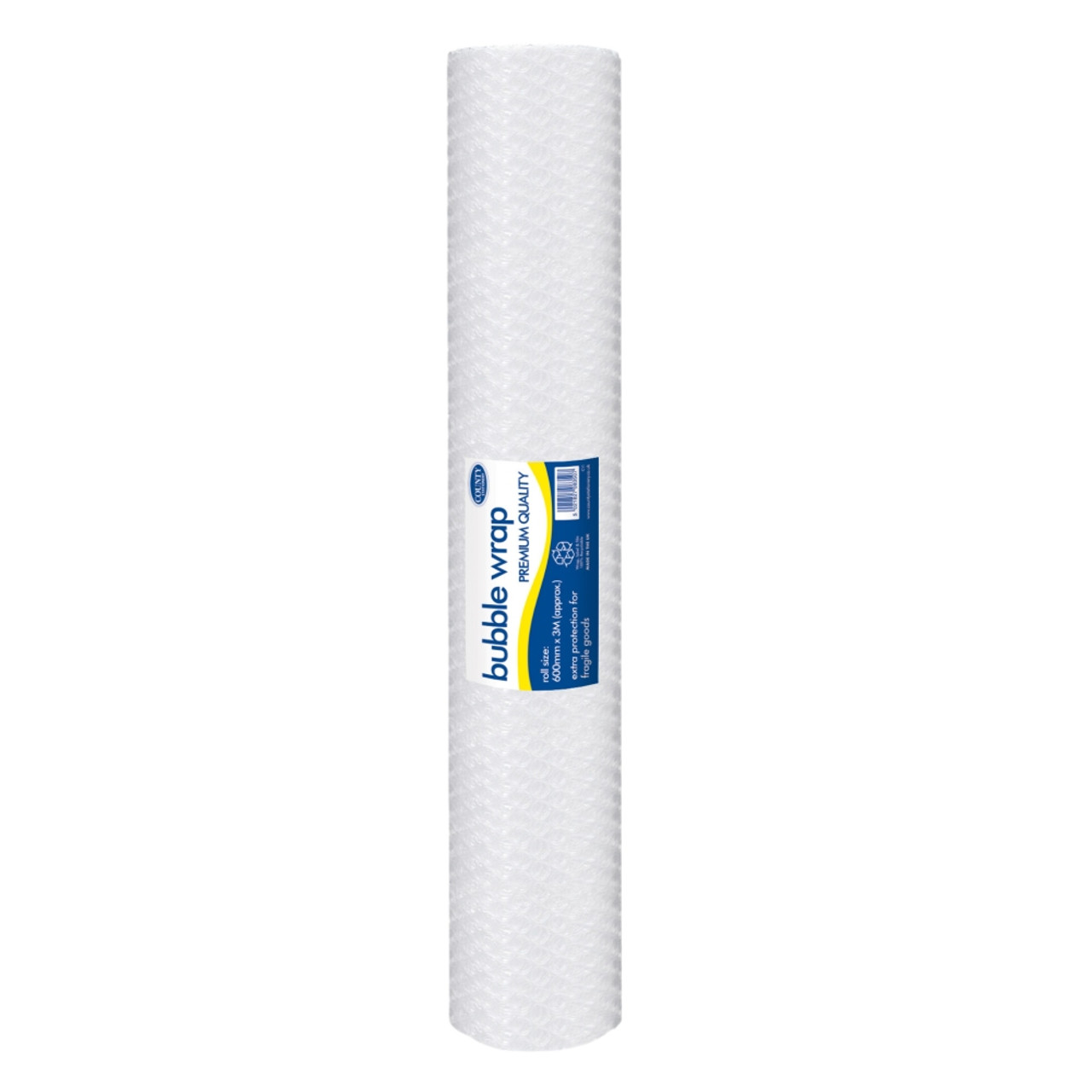 ParcelWrap Bubble Wrap Clear Roll 600mm x 3m