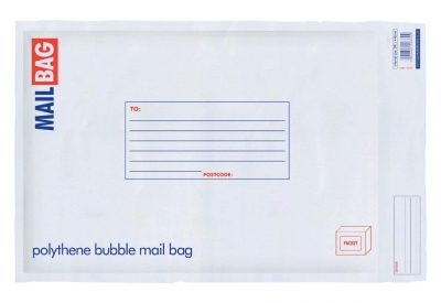 County Polythene Bubble Envelopes, Large, 290 x 440mm