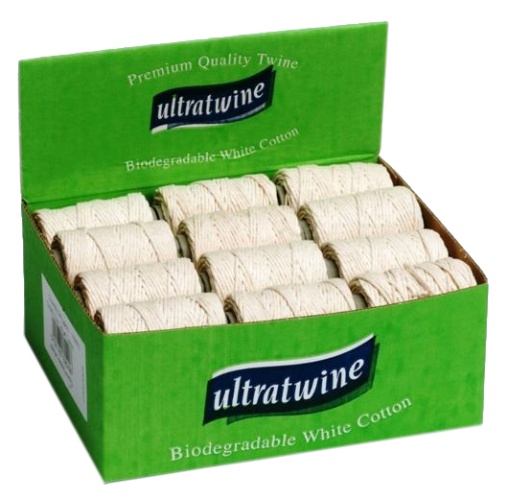 Twine, Small Cotton Spool, approx 25m, Display