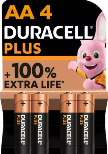 Batteries, Duracell AAA 4's, Carded