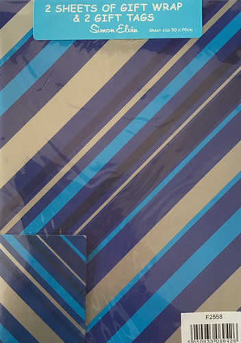 Gift Wrap (Packaged) & Tags - Designer male