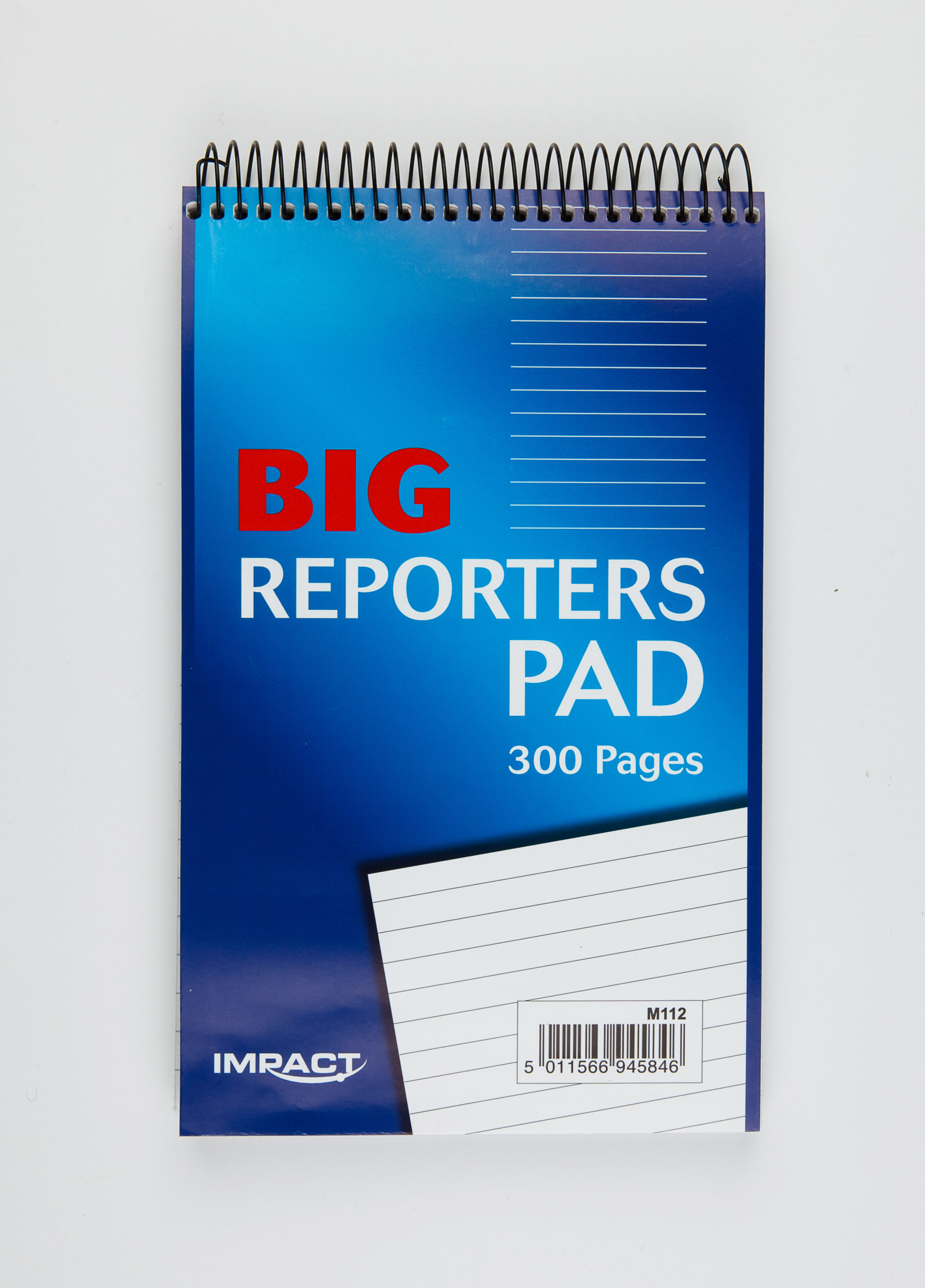 Impact Reporters Pad, 204x127mm, 300 Pages