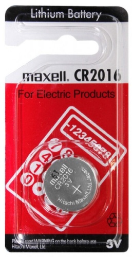 Batteries, Maxell CR2016