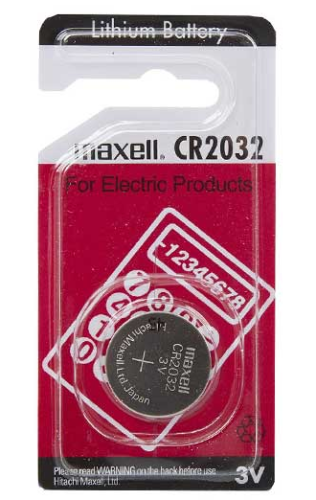 Batteries, Maxell CR2025