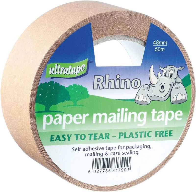Rhino 48mmX50M Paper Mailing Tape