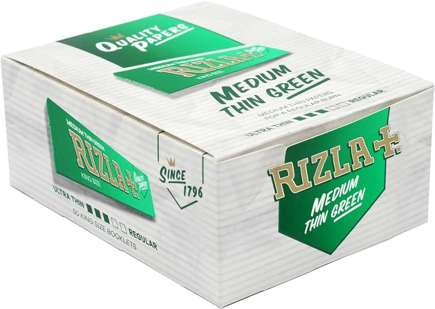 Rizla Green King Size Rolling Papers x 50