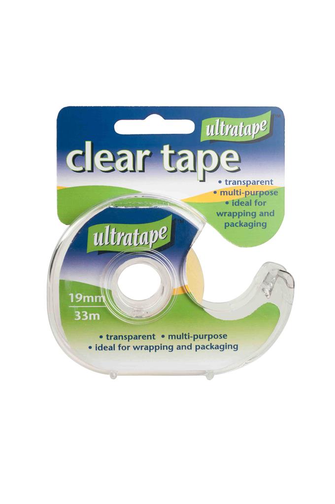 Double Sided Tape & Dispenser, 12mmx11.4m