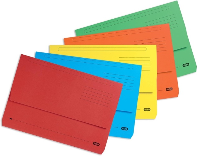 Document Wallets, Bright, Foolscap, 300gsm, 25's